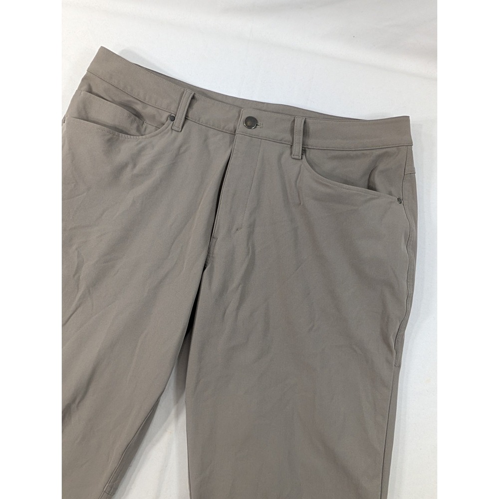 Lululemon ABC Classic Pants Gray Performance Chino 5-Pocket Men's 34x30